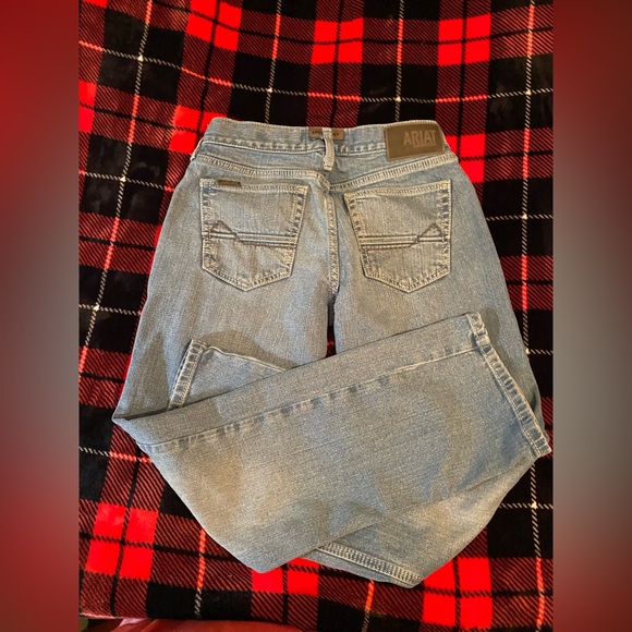 Ariat Men's M7 Light Blue Straight Jeans slim fit size 29/30 - Picture 7 of 9